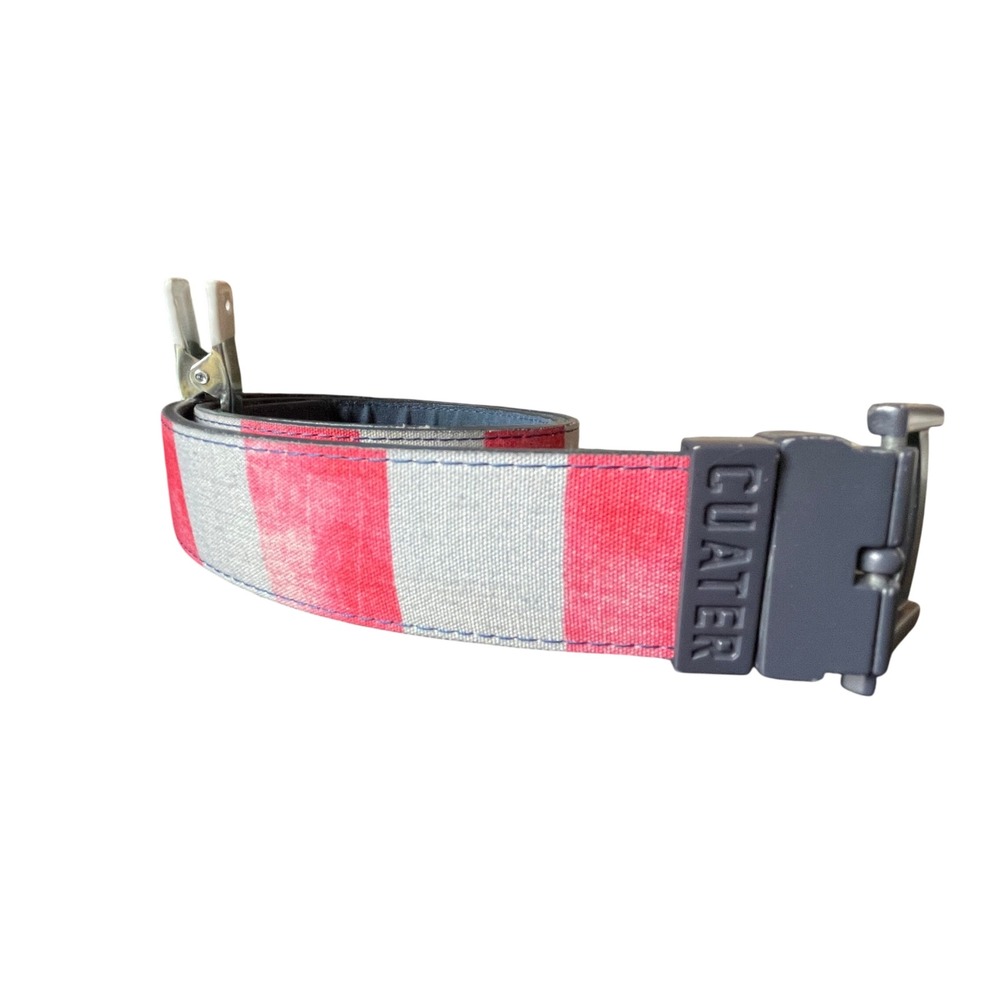 Cuater Men Americana Stars Stripes Reversible Golf Canvas Belt Size 36 Patriotic